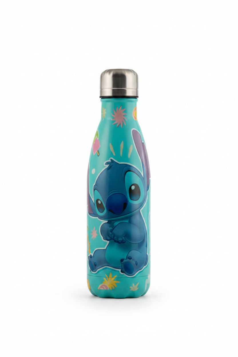 Disney Stitch Edelstahl Trinkflasche (500ml) – Thermo Flasche