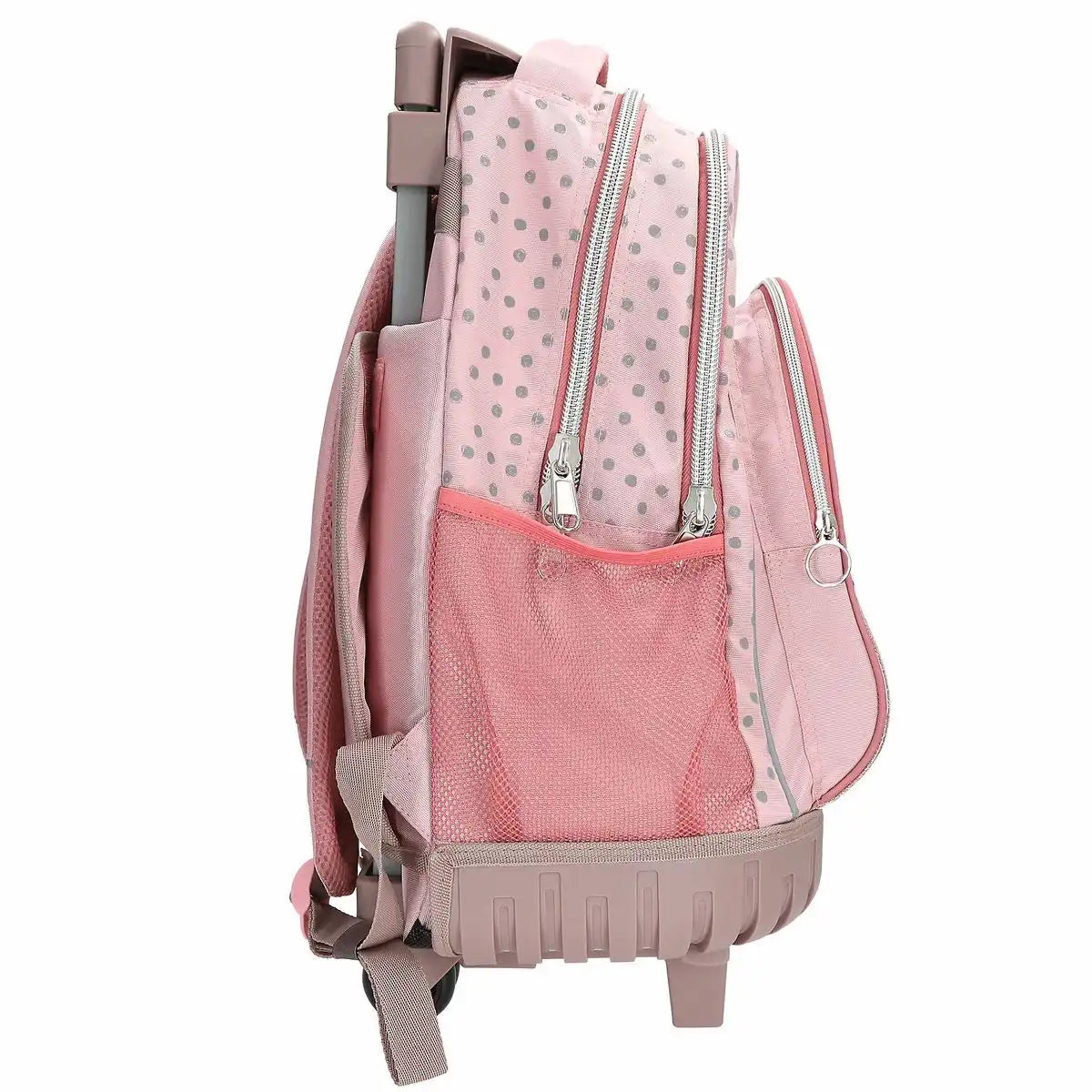 DEPESCHE TOPModel Schulrucksack Trolley Dots rosa – Schulranzen mit Rollen