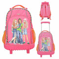 DEPESCHE TOPModel Schulrucksack JOY Trolley rosa – Schulranzen mit Rollen für Mädchen