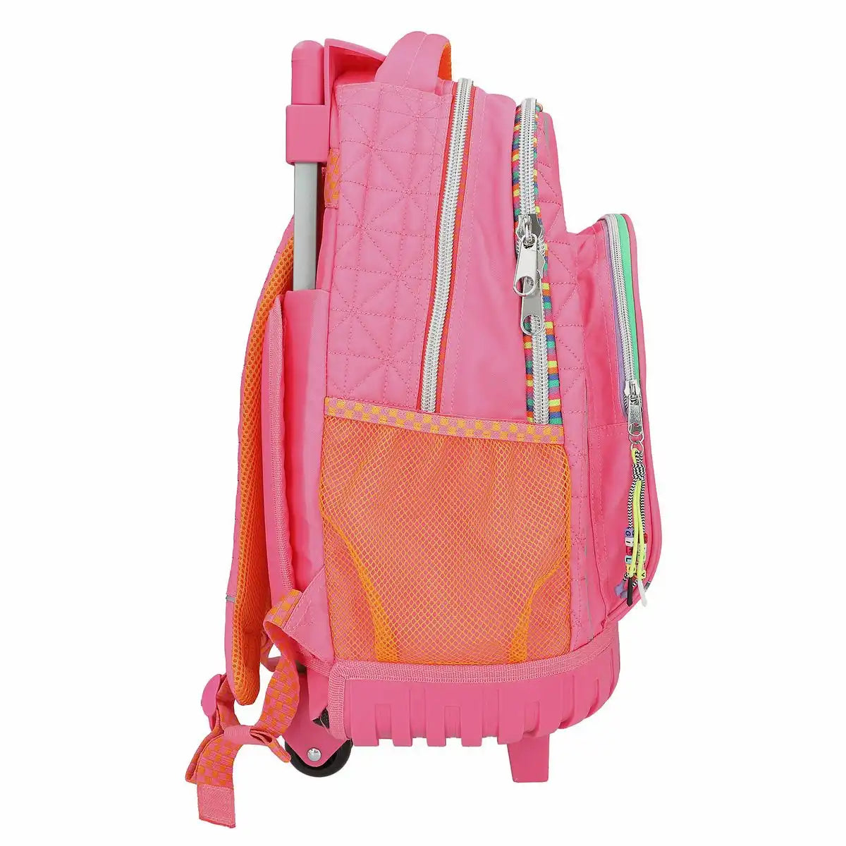 DEPESCHE TOPModel Schulrucksack JOY Trolley rosa – Schulranzen mit Rollen für Mädchen