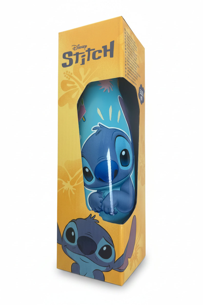 Disney Stitch Edelstahl Trinkflasche (500ml) – Thermo Flasche