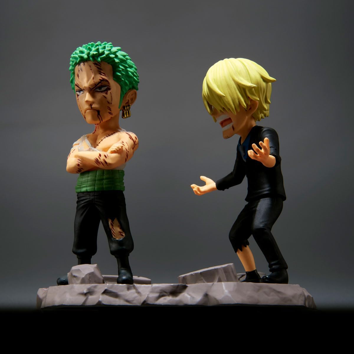 Banpresto ONE PIECE Roronoa Zoro & Sanji ('...Nothing...At All') 8 cm