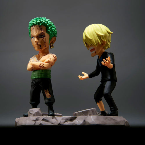 Banpresto ONE PIECE Roronoa Zoro & Sanji ('...Nothing...At All') 8 cm