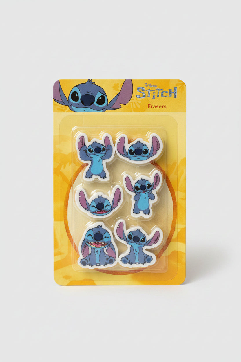 Disney Stitch Radiergummi-Set (6-teilig)