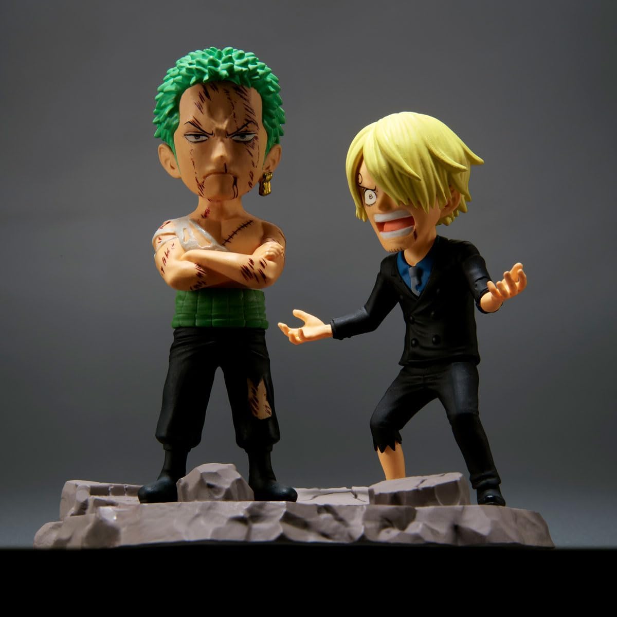 Banpresto ONE PIECE Roronoa Zoro & Sanji ('...Nothing...At All') 8 cm