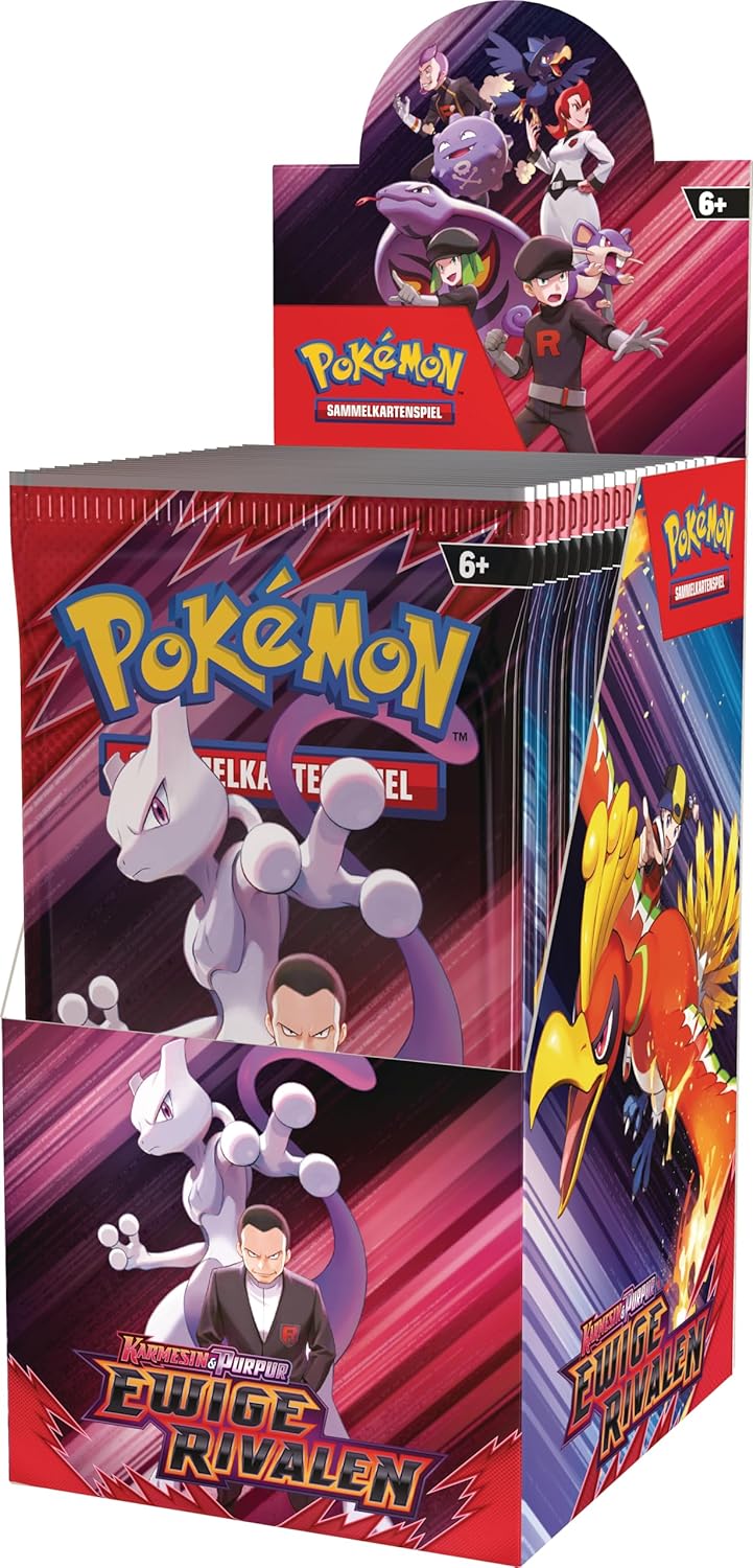 Pokémon TCG – Karmesin & Purpur: Ewige Rivalen 18er Display (Deutsche Ausgabe)