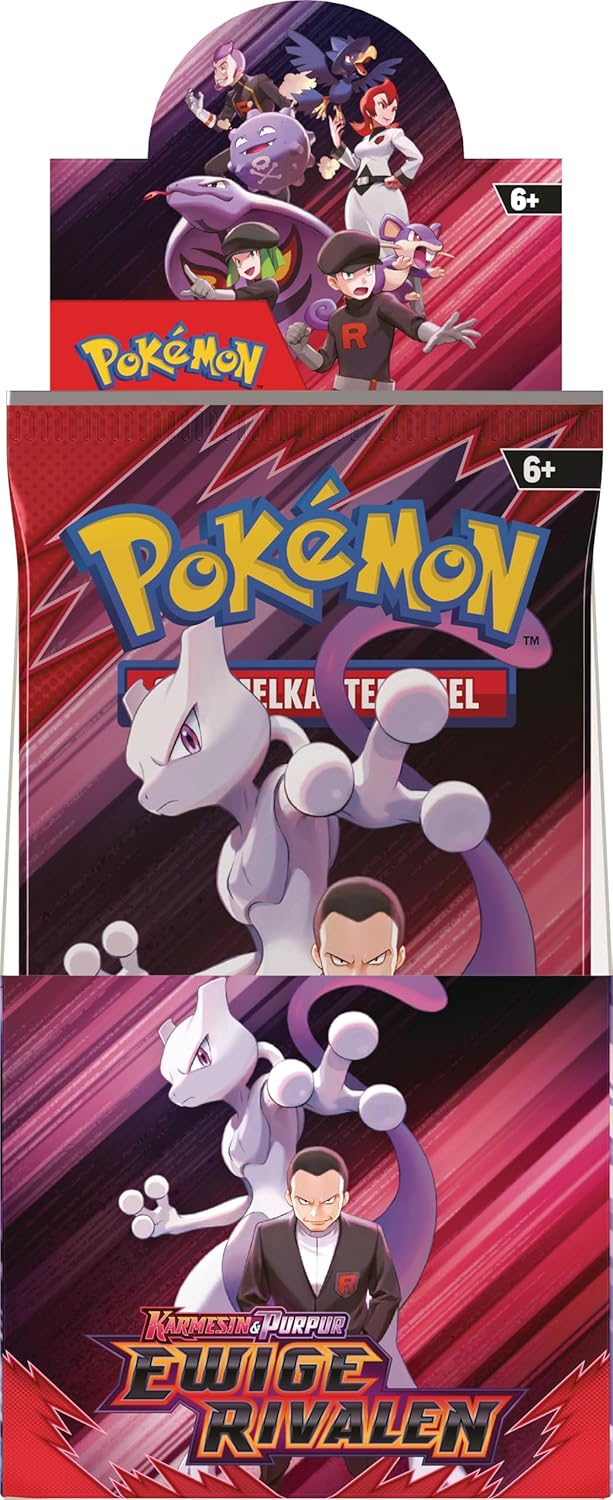 Pokémon TCG – Karmesin & Purpur: Ewige Rivalen 18er Display (Deutsche Ausgabe)