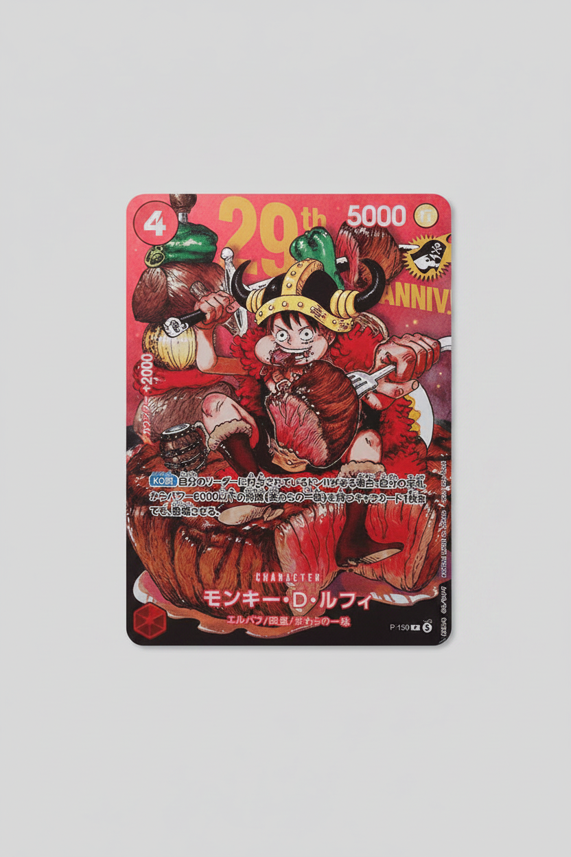 One Piece TCG: Monkey D. Luffy 29th Anniversary Promo (P-159) [JP] – Vorbestellung