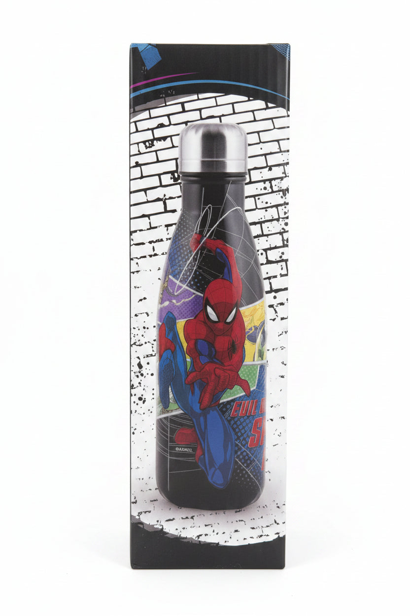 Marvel Spider-Man Edelstahl Trinkflasche (500ml) – Thermo Flasche