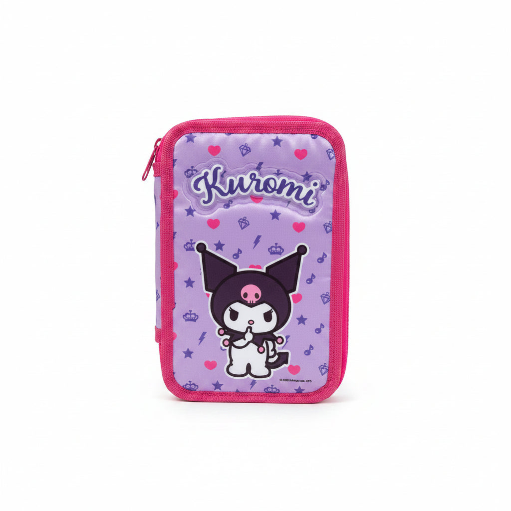 Sanrio Kuromi Gefülltes Federmappen-Set Etui (23-teilig)