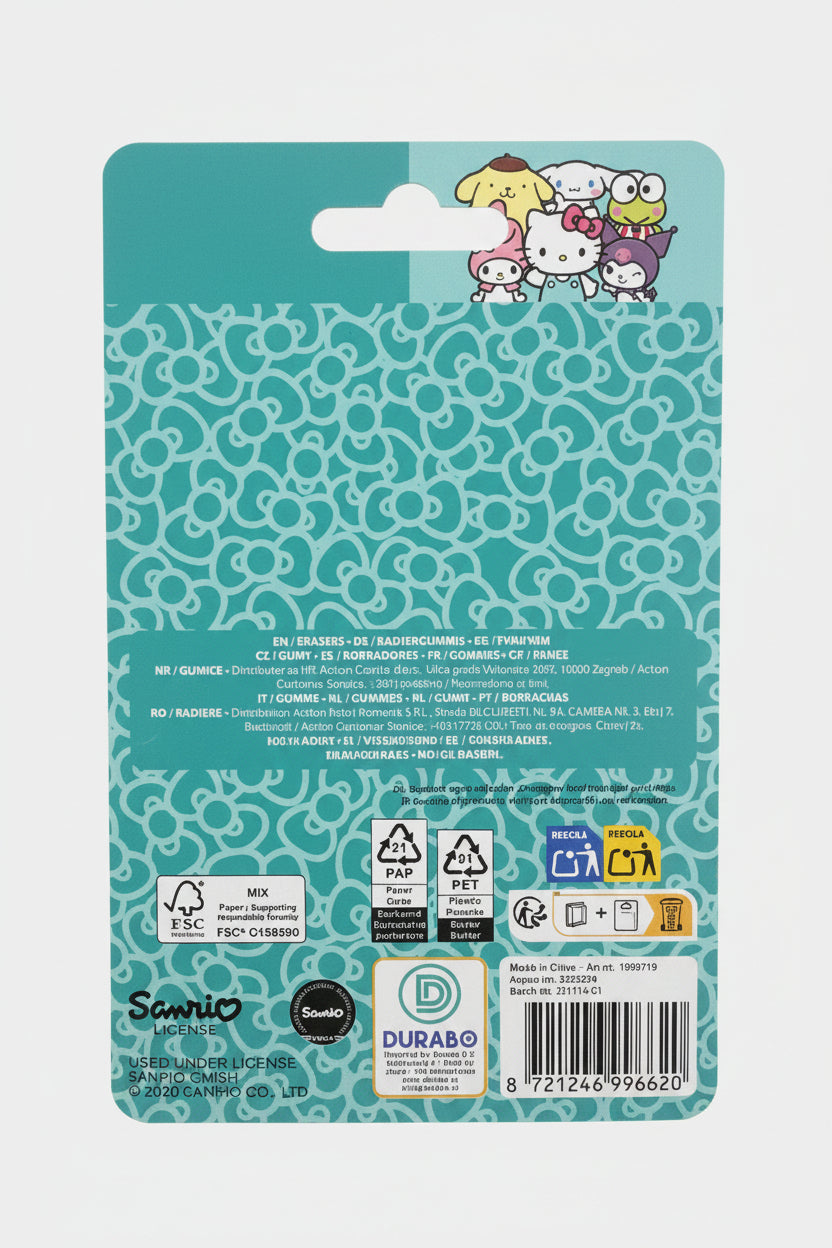 Sanrio Hello Kitty & Friends Radiergummi-Set (6-teilig)