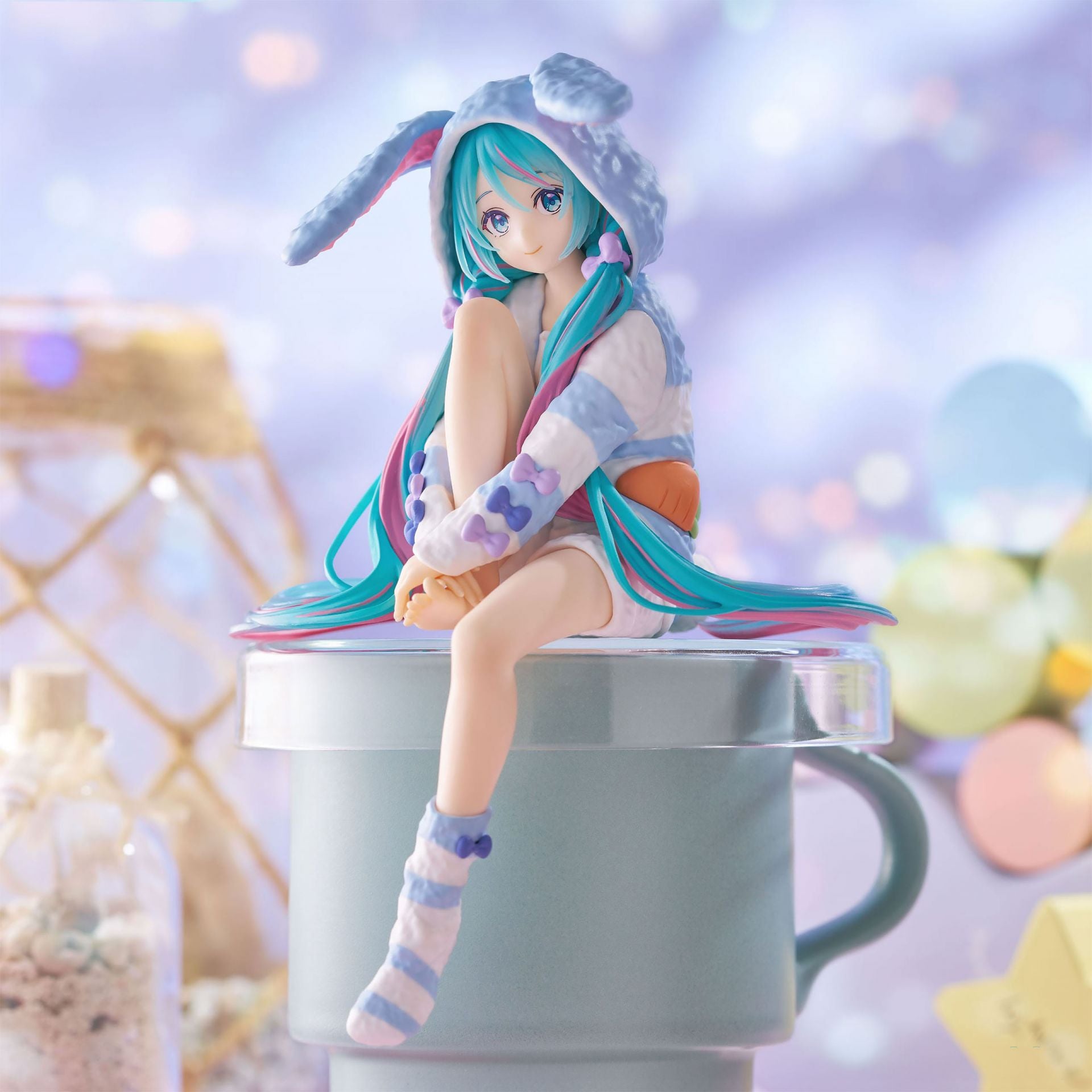 Hatsune Miku – Rabbit Ear Hood Pajama (Blue Version / FuRyu Noodle Stopper)