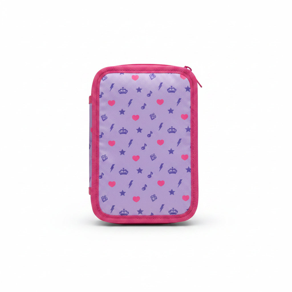 Sanrio Kuromi Gefülltes Federmappen-Set Etui (23-teilig)