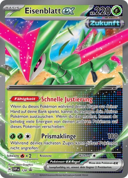 Pokémon TCG – Paradox-Clash Tin-Box: Eisenblatt ex (Deutsche Ausgabe)