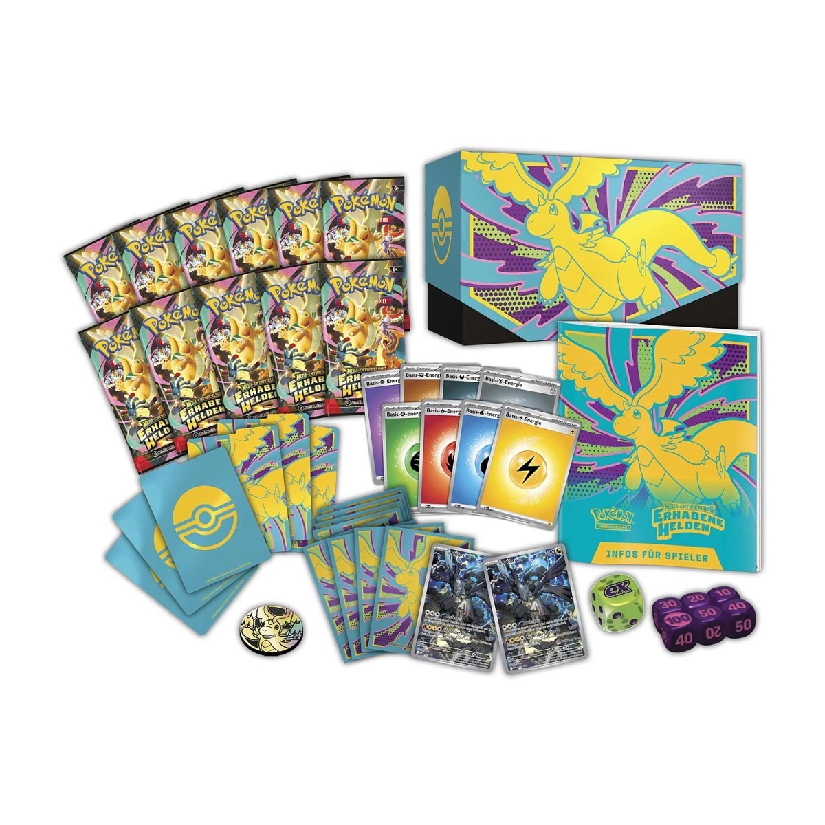 POKÉMON CENTER Mega-Entwicklung – Erhabene Helden TOP-TRAINER-BOX