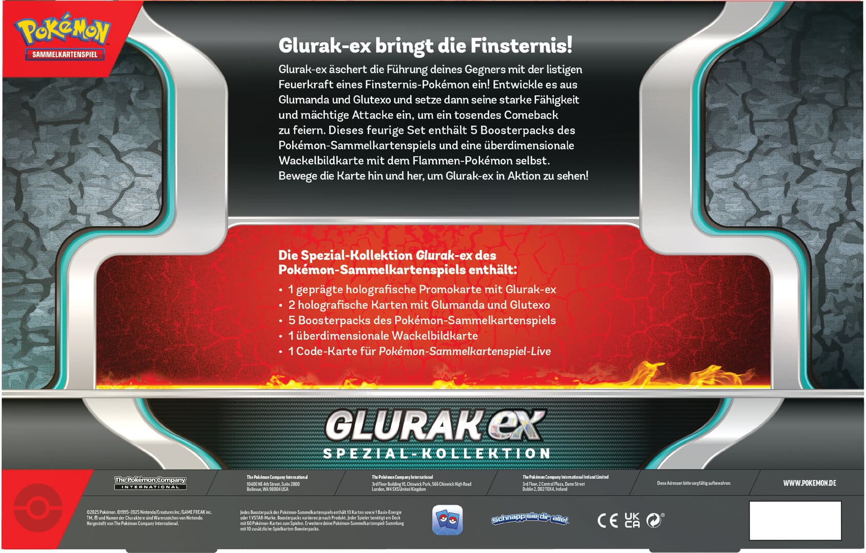 Pokémon TCG – Glurak-ex Spezial-Kollektion (Deutsche Ausgabe)