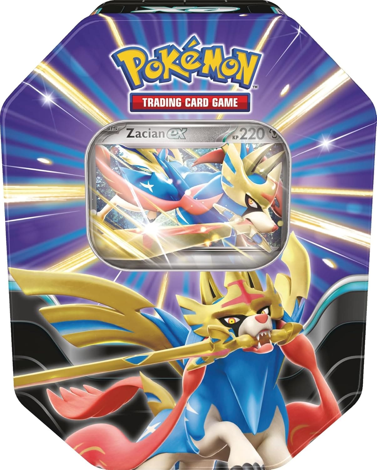 Pokémon TCG – Schlagkräftige Legenden Tin-Box (Deutsche Ausgabe) Koraidon-ex Zacian-ex