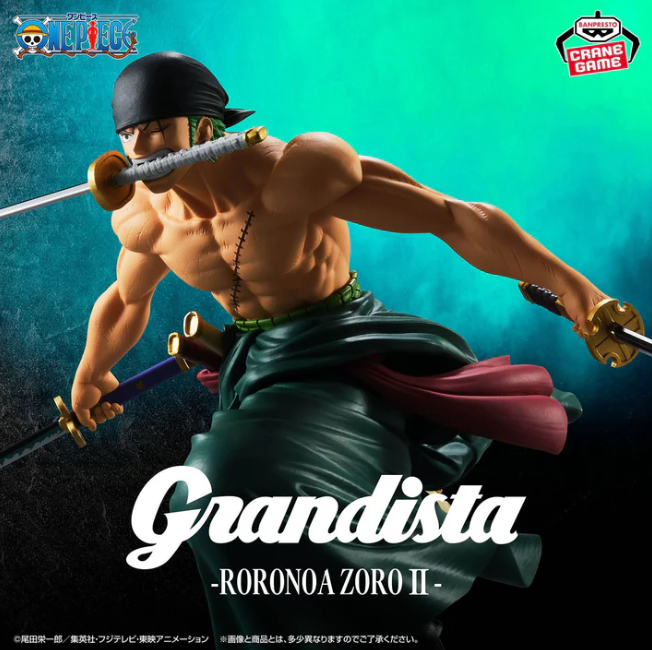One Piece – Roronoa Zoro Figur (Grandista von Banpresto) Roronoa Zoro II / no box