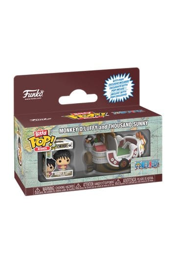 One Piece Bitty POP! Ride Vinyl Figur Thousand Sunny with Luffy 2,5 cm