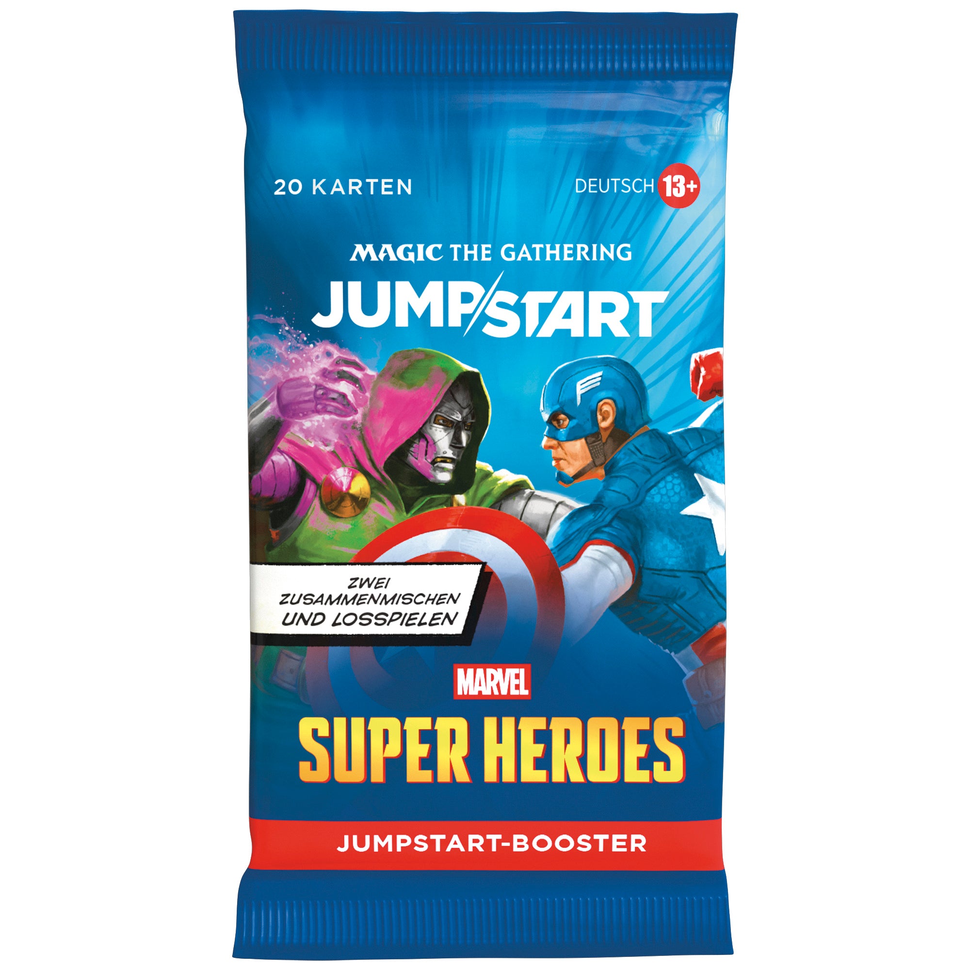 Magic: The Gathering MTG - Marvel Super Heroes Jumpstart Booster Display (24 Booster) - DE