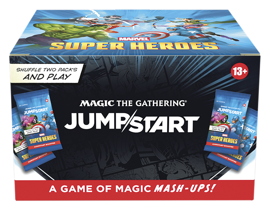 Magic: The Gathering MTG - Marvel Super Heroes Jumpstart Booster Display (24 Booster) - DE