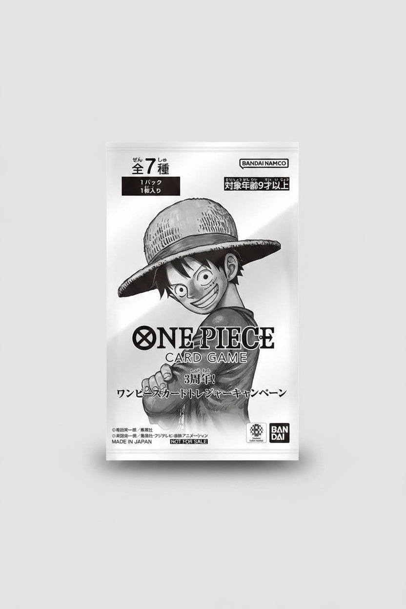 One Piece 3th Anniversary Treasure Campaign Promo Pack Japanisch