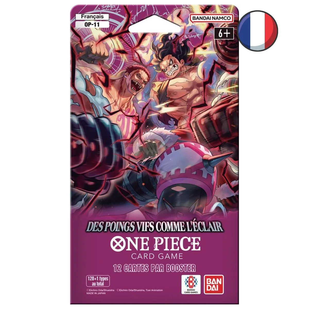 One Piece TCG – OP11 A Fist of Divine Speed Sleeved Booster [Französisch]