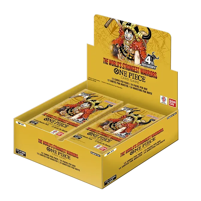 One Piece [TCG] OP17 THE WORLD’S STRONGEST WARRIORS Booster Display Box [ENG]  – Vorbestellung PreOrder