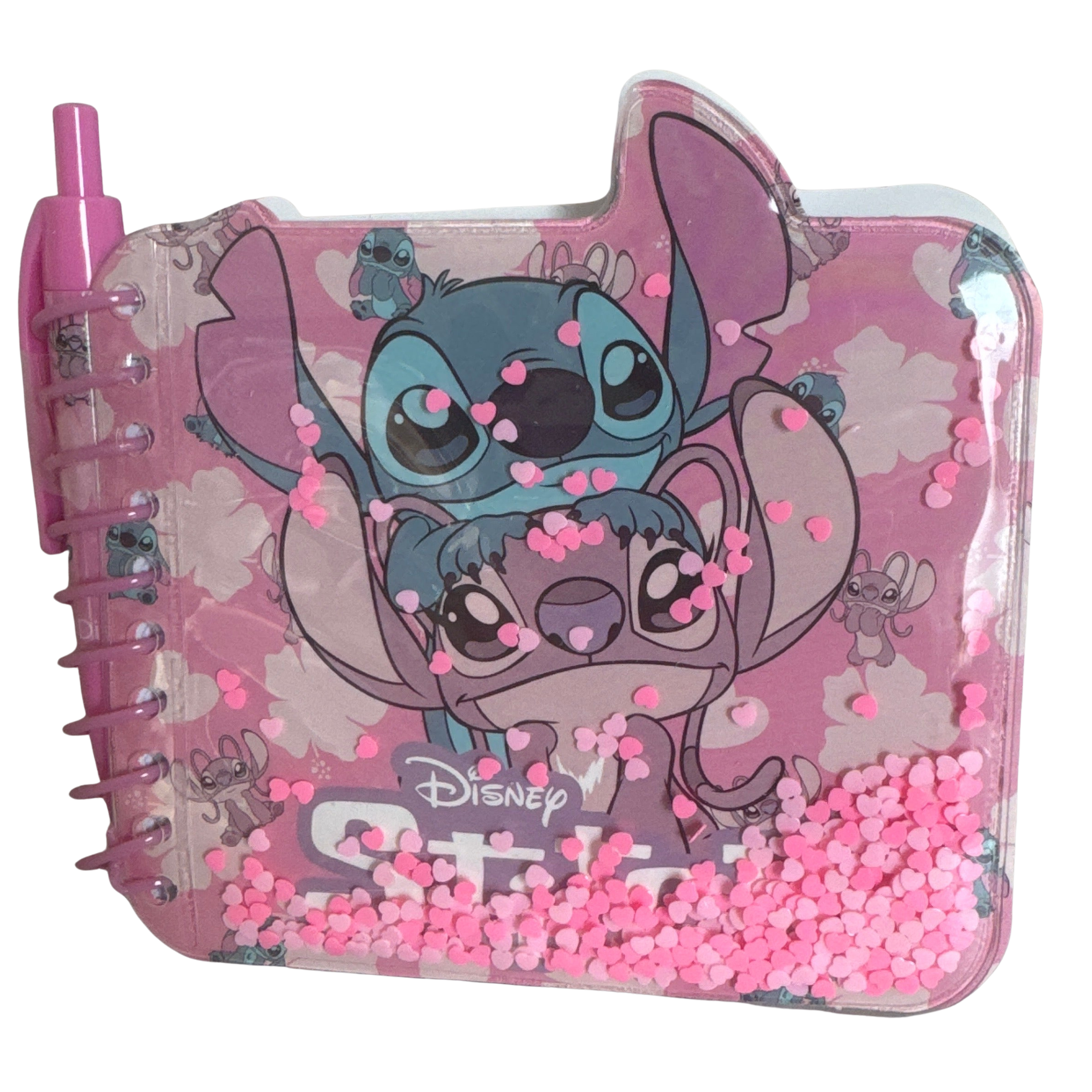 Disney Stitch Mini-Notizbuch Set mit Stift (ca. 12 x 10 cm)