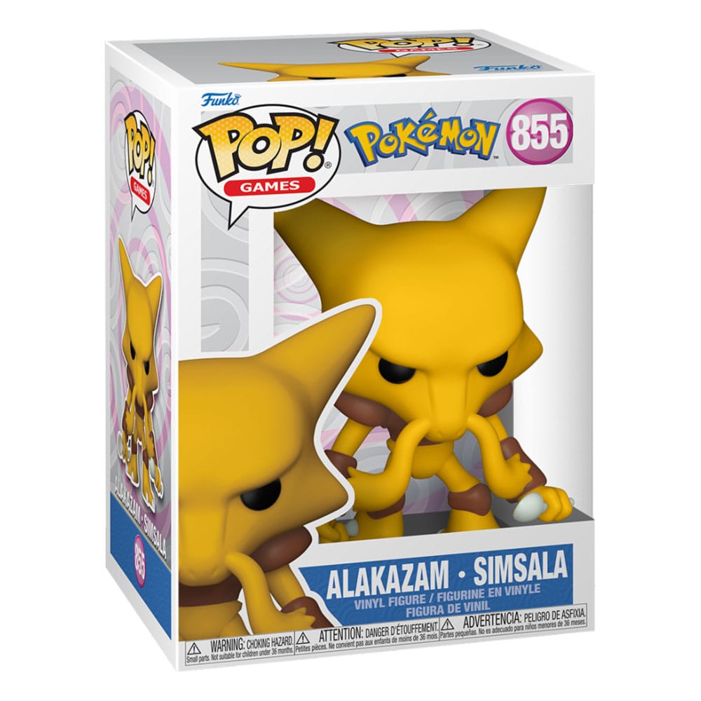 Funko Pokémon POP! Games Vinyl Figur Alakazam Simsala 9 cm