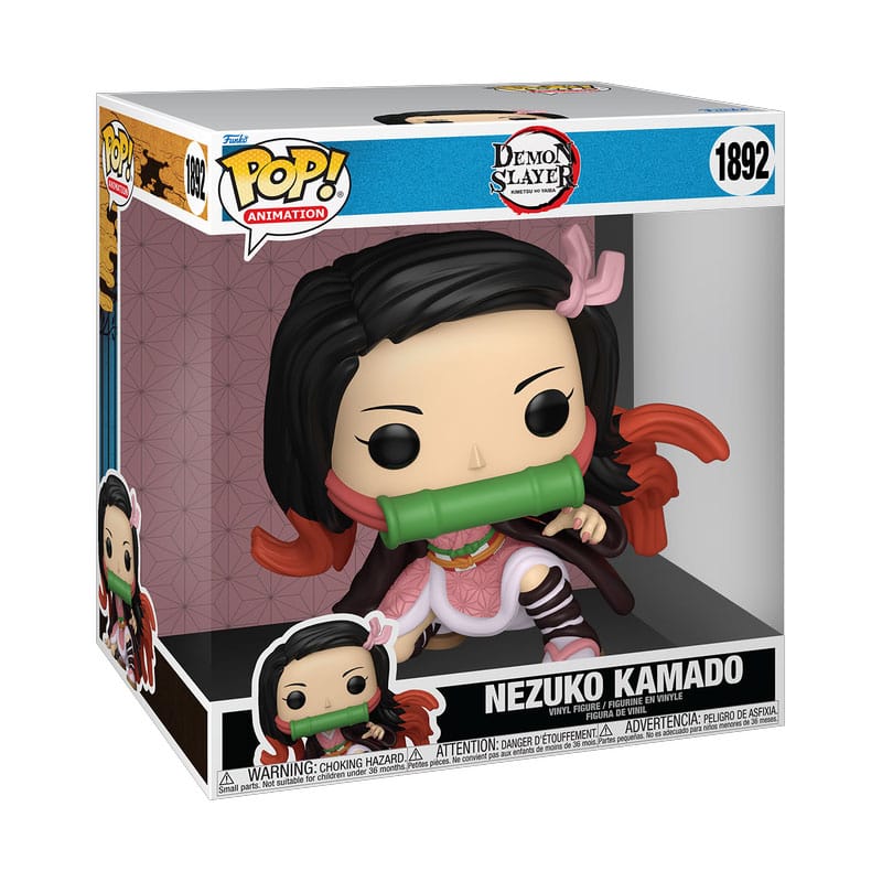 Jumbo FUNKO POP! Vinyl Figur Nezuko 25 cm Demon Slayer: Kimetsu no Yaiba Super Sized