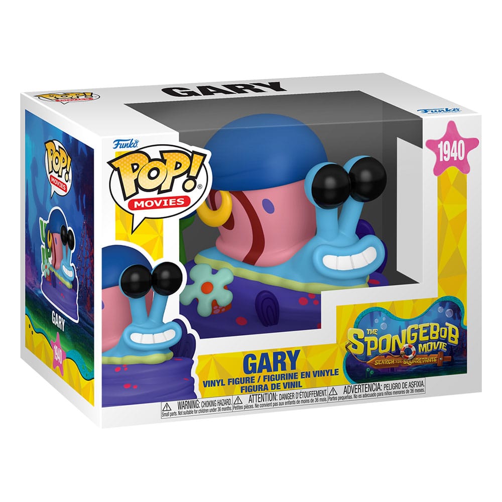 SpongeBob Schwammkopf FUNKO POP! Vinyl Figur Gary (Pirate) 9 cm