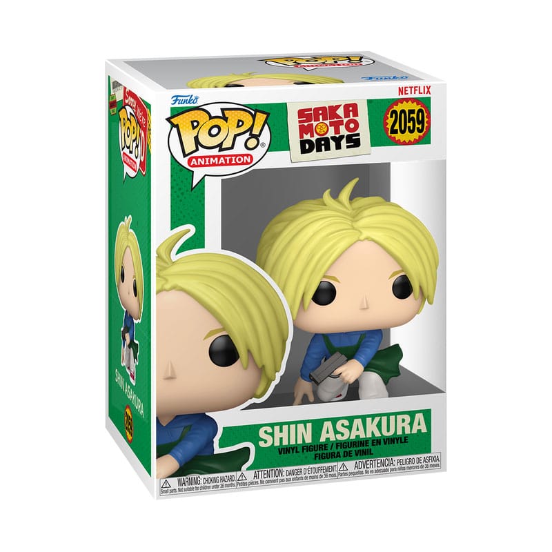 Sakamoto Days FUNKO POP! Animation Vinyl Figuren Shin 9 cm