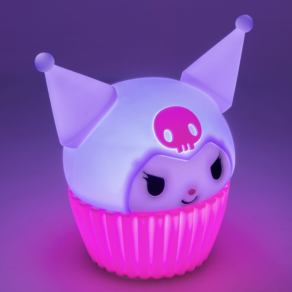 Sanrio Squishy Glo Silikon-Leuchte Hello Kitty Kuromi 15 cm LED Nachtlicht