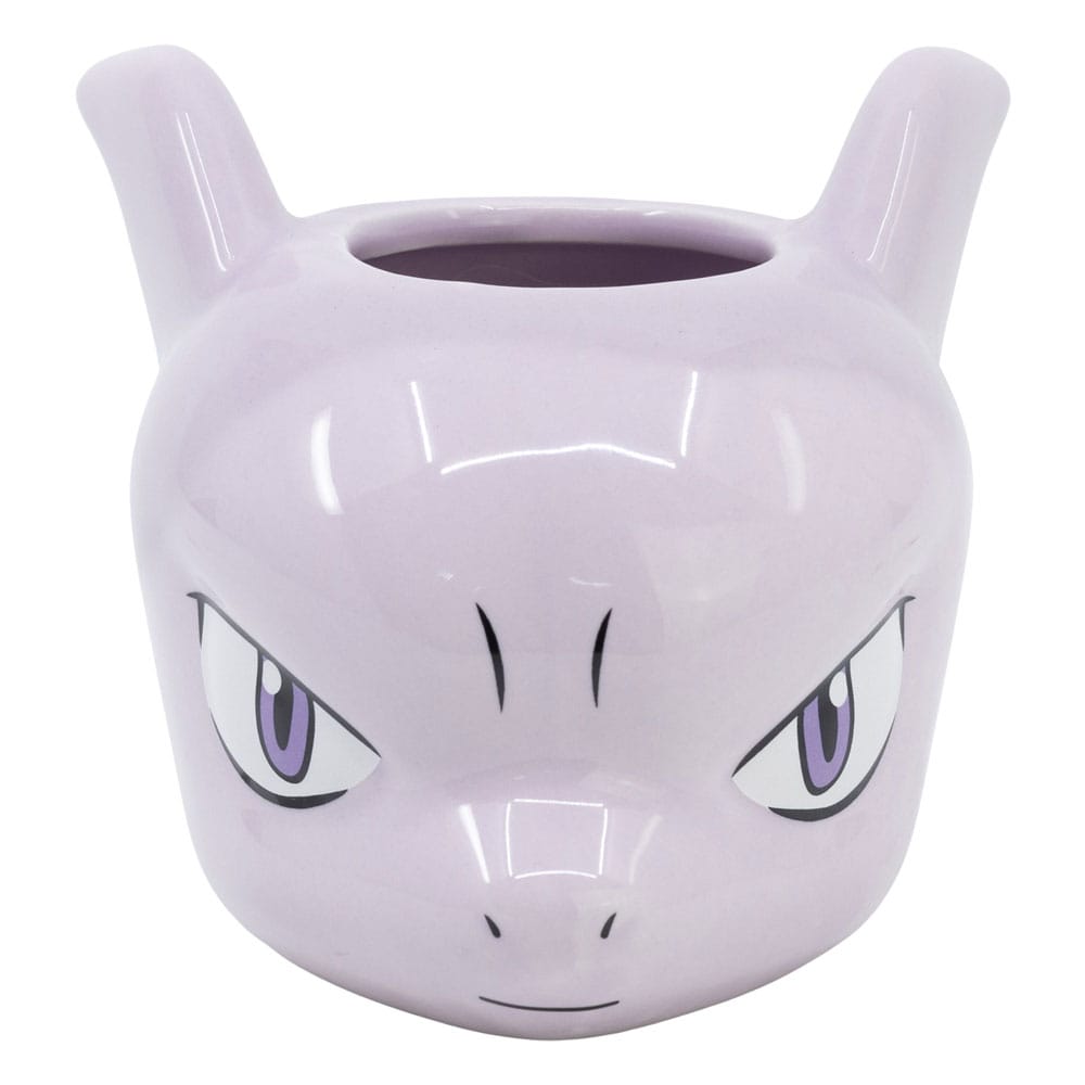 Pokémon 3D Tasse Mewtu 385 ml  Große Keramik Kaffeetasse, XL Teetasse & Geschenkidee