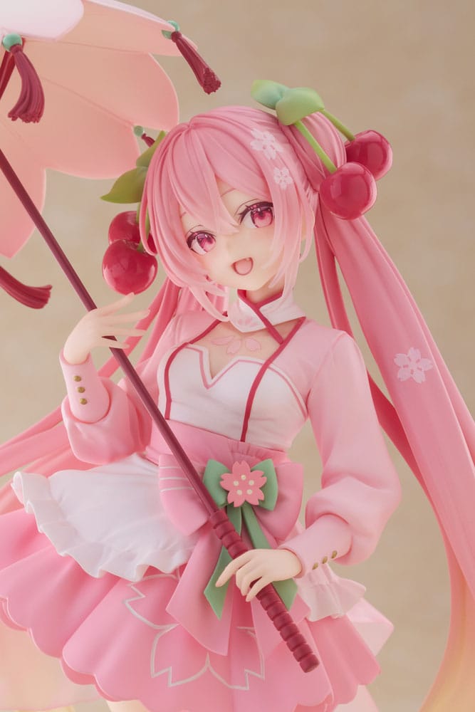 Hatsune Miku – Sakura Miku Statue (AMP – Sakura Dress Version von Taito) B-Ware