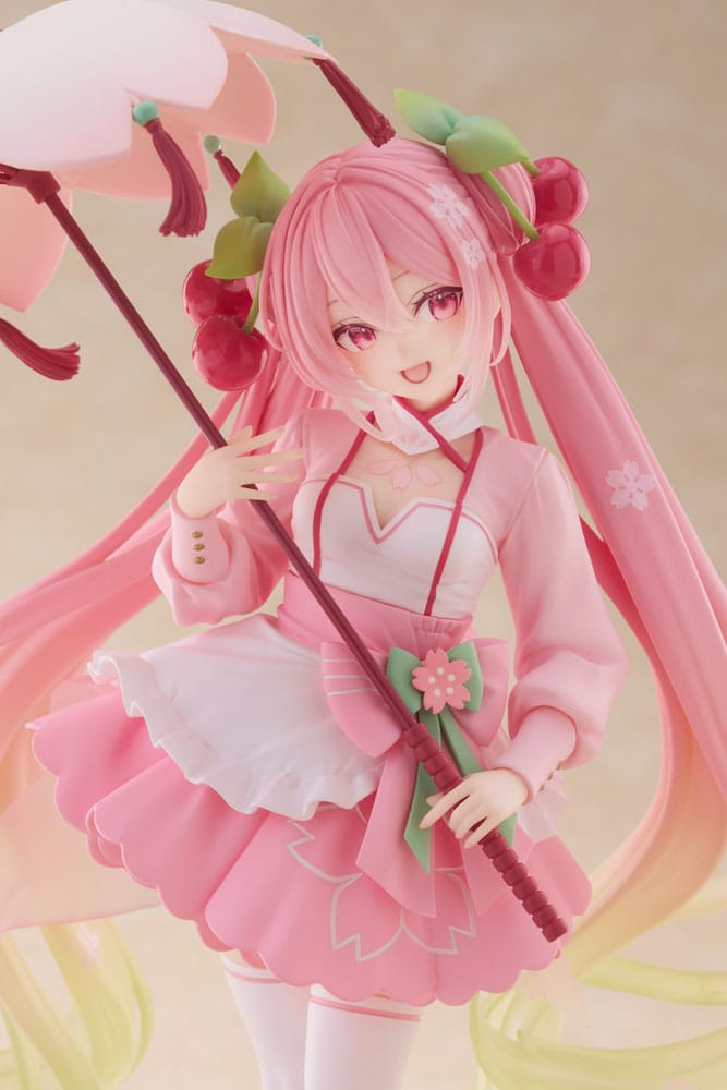 Hatsune Miku – Sakura Miku Statue (AMP – Sakura Dress Version von Taito) B-Ware