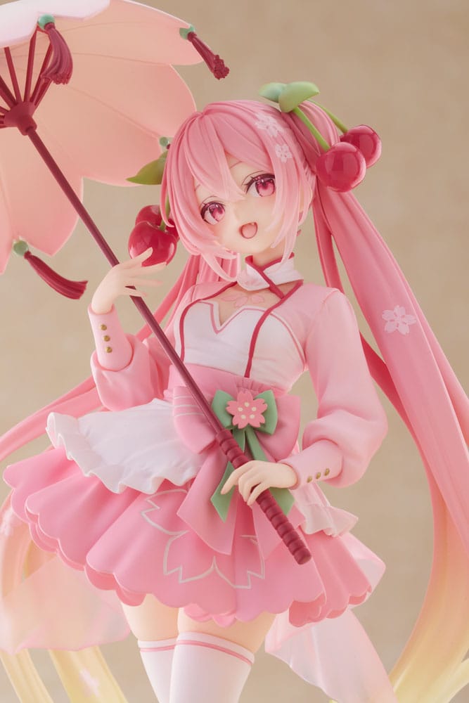 Hatsune Miku – Sakura Miku Statue (AMP – Sakura Dress Version von Taito) B-Ware